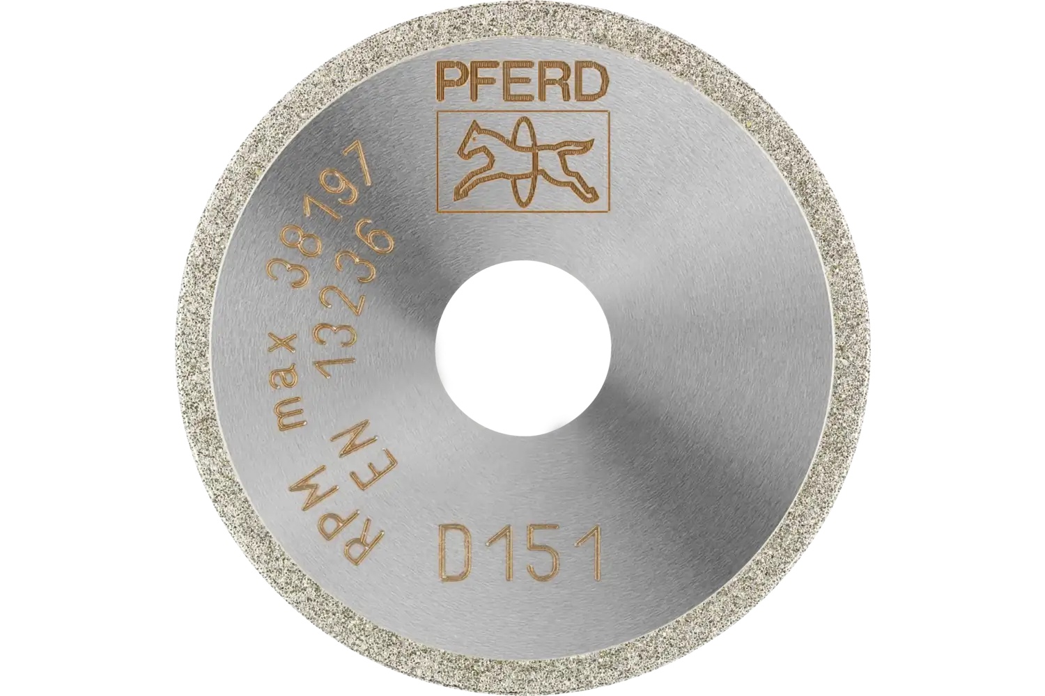 Picture of Pferd Diamond Cut-Off Wheel, 1-9/16" X 1/32" X 3/8", Coarse Grit D151